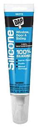 DAP 7079800752 Window and Door Sealant, White, -40 to 400 deg F, 2.8 fl-oz Squeeze Tube