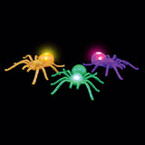 Magic Seasons White 4.75 in. Prelit Light Up Spider, Pack of 24