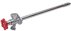 B & K 104-517 Anti-Siphon Frost-Free Sillcock Valve, 10 in L, 1/2 x 3/4 in, MPT x Hose, 125 psi, Brass Body, Chrome