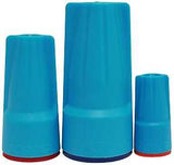 King Innovation Dryconn Series 62310 Wire Connector, Aqua Blue, 14 to 6 AWG Wire, Copper Contact, 3/Pk