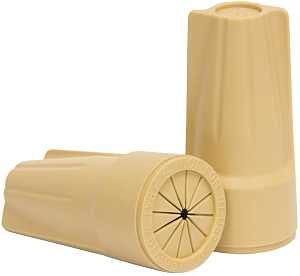 King Innovation Dryconn Series 20101 Wire Connector, Tan, 22 to 6 AWG Wire, Copper Contact, 4/CD