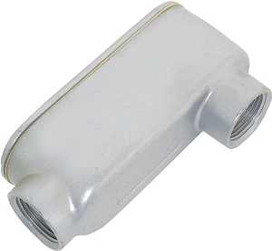 Halex 58607 Conduit Body, 3/4 in Hub, 4-31/32 in OAL, Threaded, Aluminum
