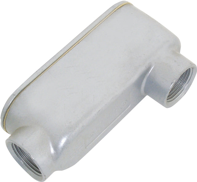 Halex 58607 Conduit Body, 3/4 in Hub, 4-31/32 in OAL, Threaded, Aluminum
