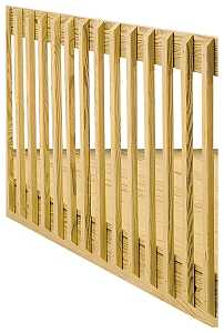 UFP 106031 Deck Baluster, 2 in L, Southern Yellow Pine, Pack of 16