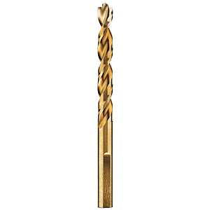 DEWALT DWA1224 Drill Bit, 3/8 in Dia, 5 in OAL, Parabolic Flute, 3-Flat Shank