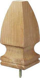 UFP 106515 Post Top, 6-3/4 in H, French Gothic, Pine, White