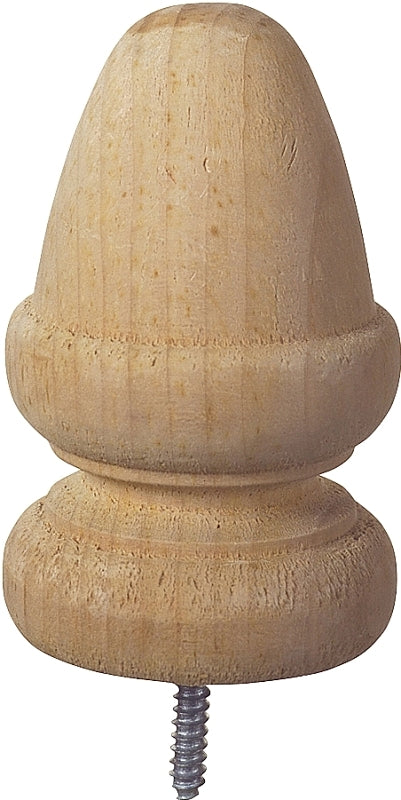 UFP 106091 Post Top, 5-1/2 in H, Acorn, Pine, White