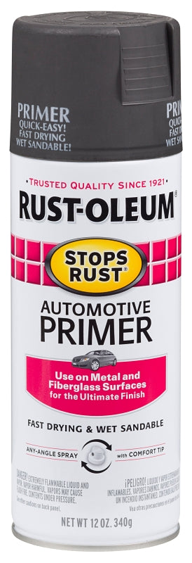 Stops Rust 2089830 Automotive Spray Primer, Dark Gray, 12 oz Can