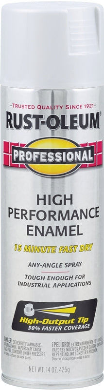 Rust-Oleum 7515838 Professional Enamel Spray Paint, Gloss, Aluminum, 14 oz Can