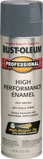 Rust-Oleum 7587838 Professional Enamel Spray Paint, Gloss, Dark Machine Gray, 15 oz Can
