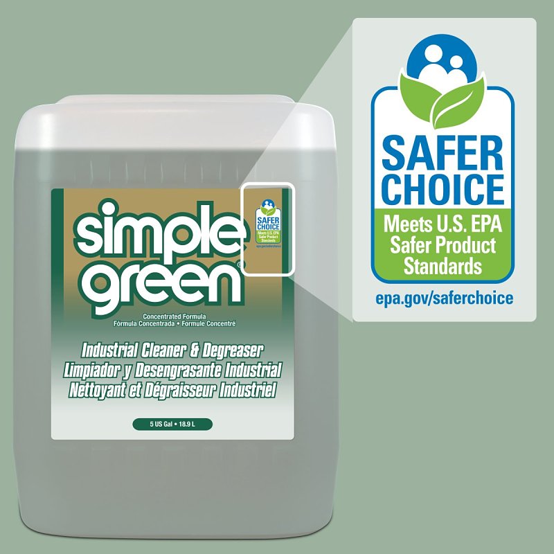 Simple Green 2700000113006 All-Purpose Cleaner, 5 gal Pail, Liquid, Sassafras, Translucent Green