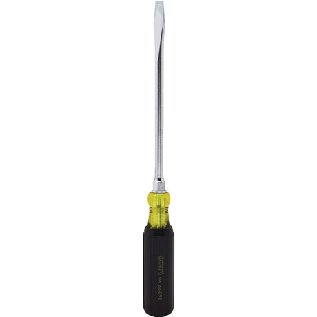 STANLEY 66-092 Screwdriver, 3/8 in Drive, Slotted Drive, 13-5/8 in OAL, 8 in L Shank, Vinyl Grip Handle
