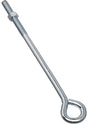 National Hardware N221-341 Eye Bolt, 1/2-13 Thread, 3-3/4 in L Thread, 1 in ID Dia Eye, 10.14 in L Shank, Steel, Zinc, Pack of 10
