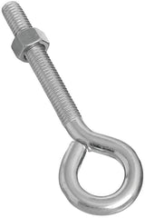 National Hardware N221-317 Eye Bolt, 1/2-13 Thread, 3-1/2 in L Thread, 1 in ID Dia Eye, 3.95 in L Shank, Steel, Zinc, Pack of 10