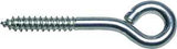 National Hardware N220-665 Lag Eye Bolt, 1/4 in Thread, 1-1/2 in L Thread, 1/2 in ID Dia Eye, 2.76 in L Shank, Steel, Pack of 10
