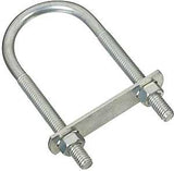 National Hardware N222-166 U-Bolt, 3-1/4 in L Inside, 2 in W Inside, 5/16-18 Thread, 1-1/2 in L Thread, Steel, Pack of 5