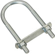 National Hardware N222-166 U-Bolt, 3-1/4 in L Inside, 2 in W Inside, 5/16-18 Thread, 1-1/2 in L Thread, Steel, Pack of 5