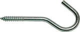 National Hardware 2040BC N220-483 Ceiling Hook, 125 lb Working Load, #0, Steel, Zinc, Pack of 20