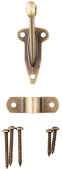 National Hardware N830-130 Handrail Bracket, Zinc, Antique Brass