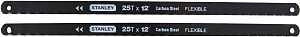 STANLEY 15-924A Hacksaw Blade, 12 in L, 24 TPI, HCS Cutting Edge