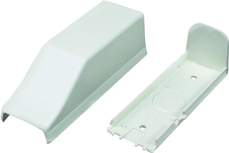 Wiremold NM17 Raceway Conduit Connector, Plastic, Ivory