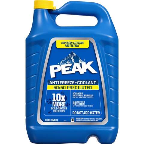 Peak 10X 50/50 Antifreeze/Coolant 1 gal, Pack of 6