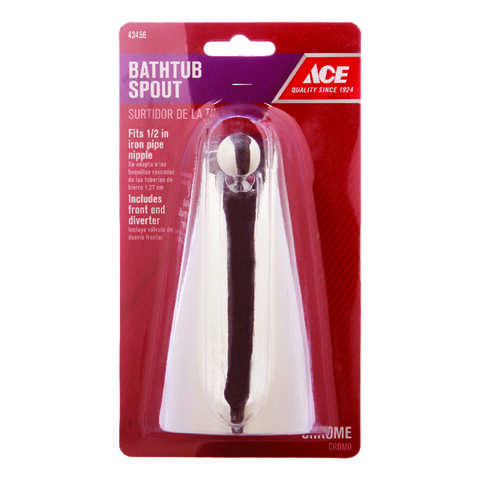 Ace 1-Handle Chrome Plated Tub Spout