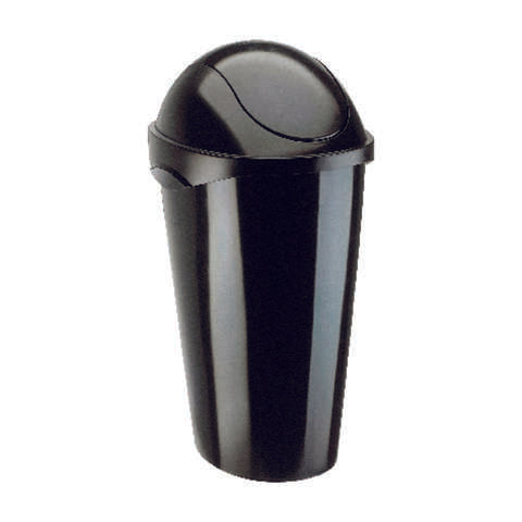 Umbra 13 gal Black Plastic Swing-Top Trash Can, Pack of 3