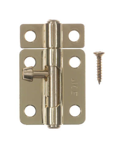 Ace 2.5 in. L Brass-Plated Steel Barrel Bolt 1 pk