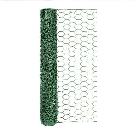 Garden Craft 24 in. H X 25 ft. L Steel Poultry Netting 1 in.