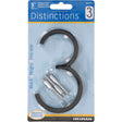 HILLMAN Distinctions 5 in. Black Steel Screw-On Number 3 1 pc, Pack of 3