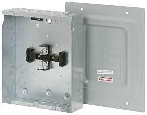 Eaton BR48L125SP Load Center, 125 A, 8-Pole, 4-Space, 8-Circuit, Main Lug, NEMA 1 Enclosure, Surface