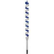 Irwin 3043016 Auger Drill Bit, 1-1/2 in Dia, 17 in OAL, Twist Flute, 1-Flute, 7/16 in Dia Shank