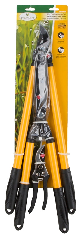 Landscapers Select GG-SET2 Pruner/Lopping Shear Set, 23 By-Pass Lopper: 1-1/4 8 By-Pass Pruner: 1/2 in Cutting Capacity, Pack of 6