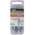 Surebonder FPC62A Pop Rivet, Short, 1/8 in L, Aluminum