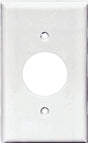 Eaton Wiring Devices PJ7W Series Wallplate, Mid-Size, 4-1/2 in L, 2-3/4 in W, 1-Gang, Polycarbonate, White, High-Gloss, Pack of 25