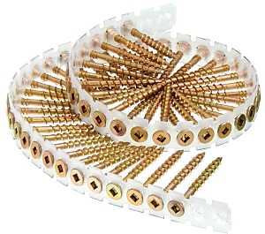 SCREW 8X1-3/4 2SQ FLAT YEL ZC