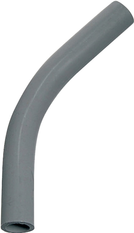 Carlon UA7AJ-CAR Elbow, 2 in Trade Size, 45 deg Angle, SCH 80 Schedule Rating, PVC, Plain End, Gray