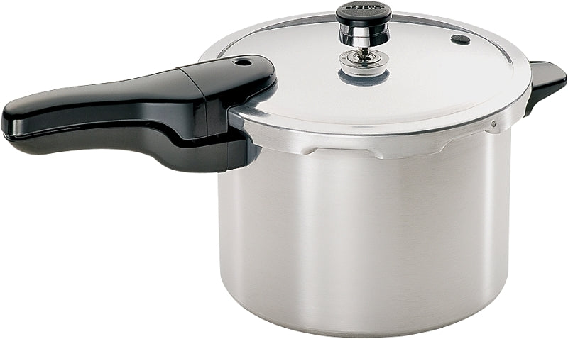 Presto 01264 Pressure Cooker, 6 qt, Aluminum, 8-9/16 in H