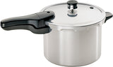 Presto 01264 Pressure Cooker, 6 qt, Aluminum, 8-9/16 in H
