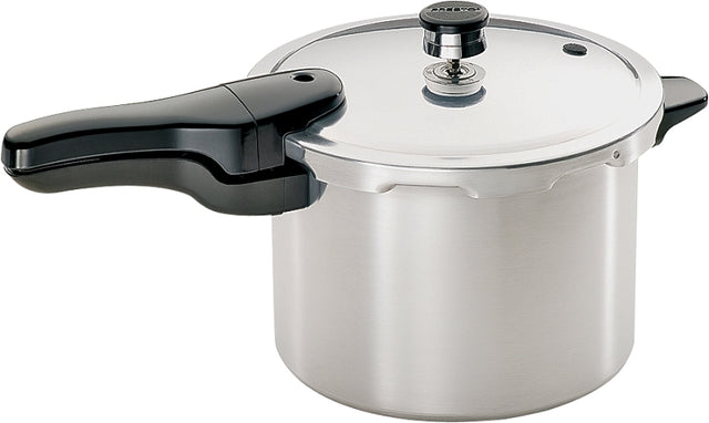 Presto 01264 Pressure Cooker, 6 qt, Aluminum, 8-9/16 in H