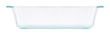 Pyrex 7 in. W X 11 in. L Baking Dish Clear, Pack of 4