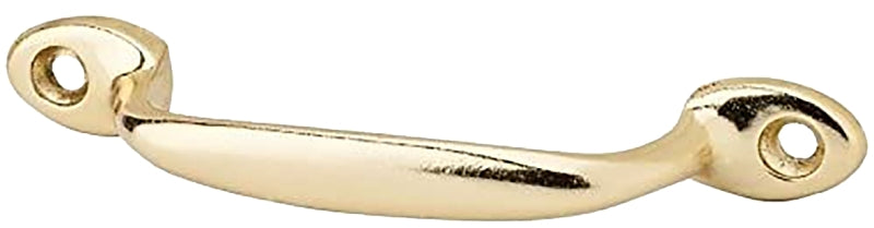Schlage 25A3 Screen Door Pull, Aluminum, Brass, Pack of 20