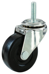 Shepherd Hardware 9194 Swivel Caster, 2 in Dia Wheel, Rubber Wheel, 80 lb