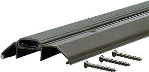 M-D 10017 High-Threshold, 36 in L, 3-3/4 in W, Aluminum, Bronze