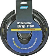 Camco USA 00473 Drip Pan, For: Hinge-Style Electric Range Elements, 8 in Dia