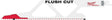 Milwaukee 48-00-1600 Reciprocating Saw Blade, 2-1/8 in W, 12 in L, 5 TPI, Diamond Cutting Edge