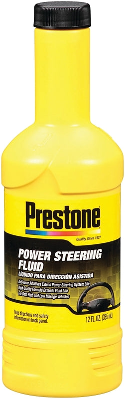 Prestone AS-260 Power Steering Fluid, 12 oz Bottle, Pack of 12