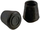 Shepherd Hardware 9224 Furniture Leg Tip, Round, Rubber, Black, 1-1/4 in Dia