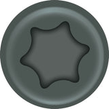 ProFIT 0297134/281134 Deck Screw, #8 Thread, 2 in L, Coarse Thread, Bugle Head, Combo Drive, Sharp Point, Gray